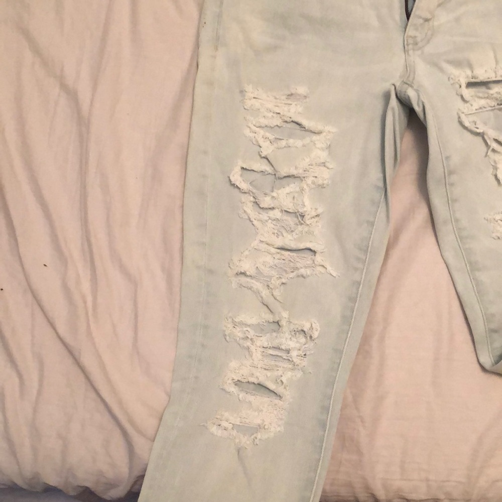 Low Rise Ripped Jeans - Picture 2 of 6